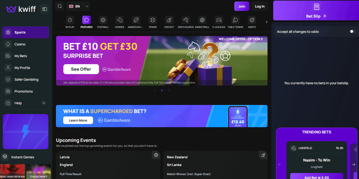 Kwiff – New Betting Sites UK mobile bookmaker